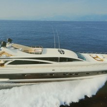 Antelope III Yacht Running Shot - Profile