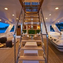 V. Bahria Yacht Exterior Staircase
