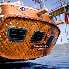 Take It Easier Yacht Stern