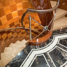 Coco Veinte Yacht Stairwell
