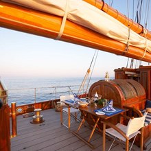 Princess of Adriatic Yacht Aft Deck