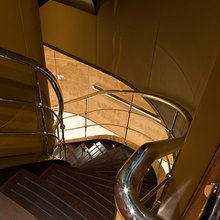 Caoz 14 Yacht Upper Stairwell