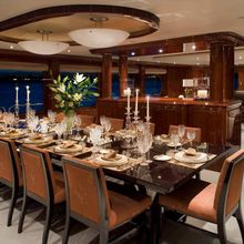 No Comment Yacht Dining Salon