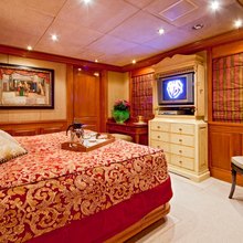 Vita Nova Yacht Red Guest Stateroom