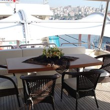 Cosmos Luna Yacht Aft deck