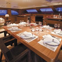 Ethereal Yacht Upper Salon Dining - Evening