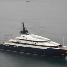 Man of Steel Yacht Aerial Overview