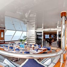 Ligaya Yacht Exterior Dining