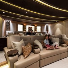 Mirage Yacht Cinema Room
