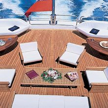Lady Esther Yacht Sundeck Seating Area