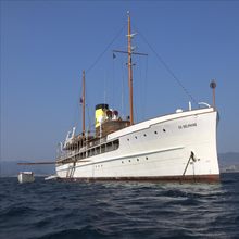 SS Delphine Yacht Achored