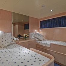 Lady Feryal Yacht Starboard Twin Stateroom