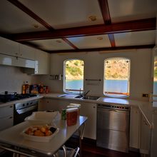 Silver Cloud Yacht Galley