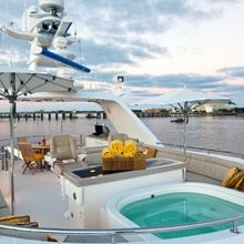 Sojourn Yacht Sun Deck and Jacuzzi