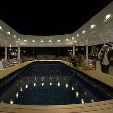 Golden Fleet Yacht Pool - Night