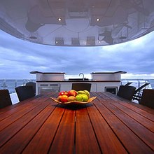 Seafaris Yacht Exterior Dining Table