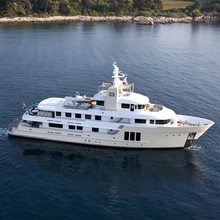 E & E Yacht Aerial View