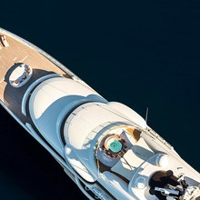 Mirage Yacht Aerial Helipad