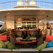 Coco Veinte Yacht Skylounge Aft Deck