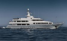 55M superyacht OLYMPUS announces final availability for summer 2025 Mediterranean yacht charters