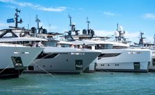 Cannes Yachting Festival 2026: Superyachts at anchor in the Bay of Cannes