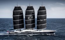 Captivating 105m sailing yacht BLACK PEARL joins Caribbean yacht charter fleet