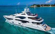 Embrace the Caribbean heat with reduced rates onboard 40M Sunseeker charter yacht TC