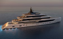 First Look: 72m Superyacht Charter SILVER FOX Unveils Interior Renderings