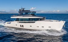 Escape on an Ibiza yacht charter with final July availability onboard Sanlorenzo yacht charter CLOUD IX