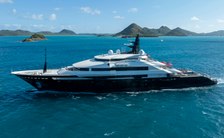 Late Summer Offer: 81m superyacht rental ALFA NERO offers discounted rates for Greece yacht charters