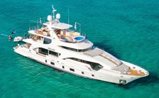 Explore the sunsoaked shores of a Bahamas yacht charter with 33M yacht rental REHAB