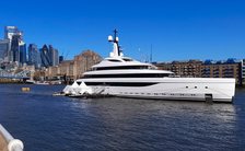 Newly Delivered Lürssen Superyacht ODISEA Drops Anchor by London's Tower Bridge 
