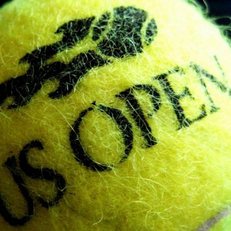 US Open branded tennis ball