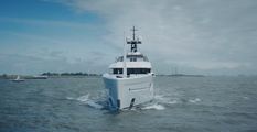 Damen Yachting Amels 60 Memories departure from Vlissingen
