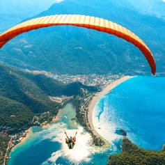 Paragliding off the Turquoise Coast