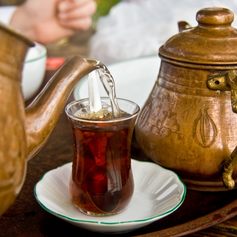 Turkish Tea in Bodrum 