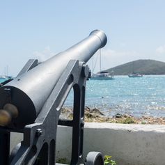 View across harbour of Charlotte Amalie Town