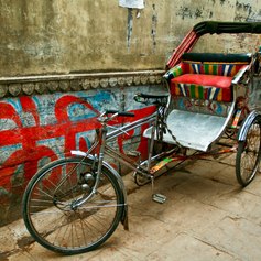 Cycle rickshaw - Indian transport