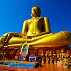 Meet the Huge, Gold Buddha who Reigns Over 
