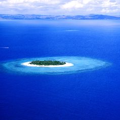 Tropical Fiji island