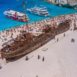 Shipwreck Beach (Navagio Beach) Photo 18