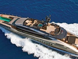 Caribbean charter special: last-minute availability for 52m  motor yacht DB9
