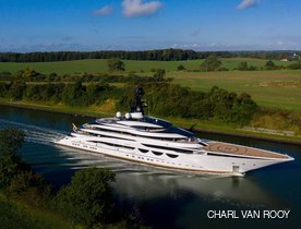 115m Lürssen megayacht AHPO delivered 