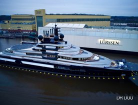 Launch of new 145m Lürssen superyacht LUMINANCE