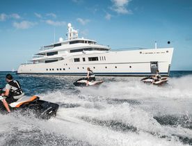 Discovering the Yacht Behind the Golden Neptunes: Motor Yacht ‘Grace E’