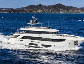 Just delivered: 33m yacht HAIAMI set to join the Mediterranean charter fleet this summer