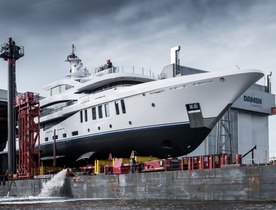 First Amels 200 superyacht hits the water