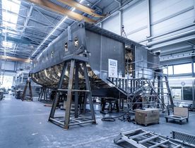 Heesen Project Orion endures keel laying