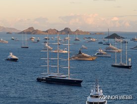 Welcoming 2026 with a bang! St Bart's New Year's Eve celebrations break records with largest ever fleet of Caribbean yacht charters 