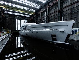 First Amels 60 superyacht enters outfitting phase